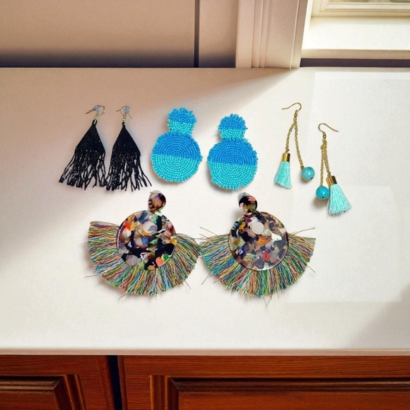 Earrings bundle of 4 pairs of earrings - Picture 11 of 11